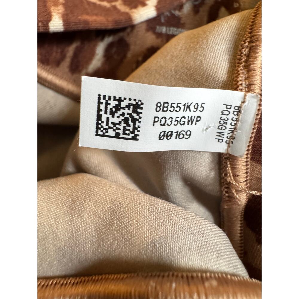 Offline By Aerie Real Me Leopard Leggings XS High Waisted Crossover Brown - Picture 7 of 8
